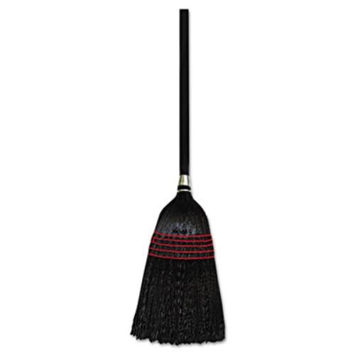 Boardwalk BWK930BP Poly Bristle Janitor Broom 58.5″ Black