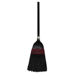 Boardwalk BWK930BP Poly Bristle Janitor Broom 58.5″ Black
