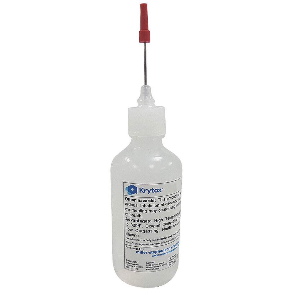 KRYTOX Oil,GPL-105,Needle Nose Bottle,2 oz. 35RT74
