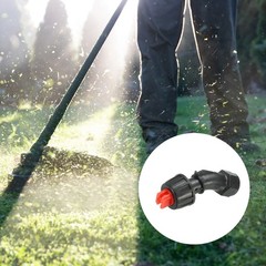 110°Flat Fan Shaped Spray Nozzles with 6pcs 0.15-0.6mm Pore Spray Nozzle Tips
