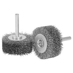 Steel Material Wire Brush Wheel Drill Attachment for Polishing Woodwork 2Pcs