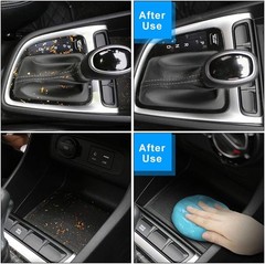 Car Cleaning Gel, 2 Pack Reusable Putty for Auto Detailin Color: Orange(2Pack)