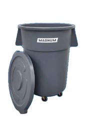Magnum Tool Group Pro Series Dolly For 55 Gallon Plastic Trash Can Black