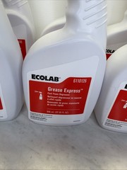 Ecolab 6110126 Grease Express Fast Foam Degreaser 32 oz Six Pack