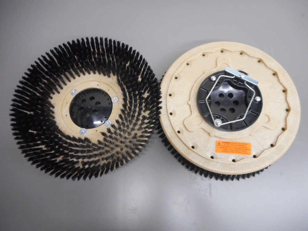 Set (2) Tennant 399244 T5 Nobles SS5 16″ Floor Scrubber Poly Brushes .028