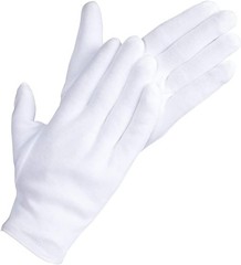 DO 20 Pcs White Cotton Gloves for Eczema, Dry Hands, Moisturizing,