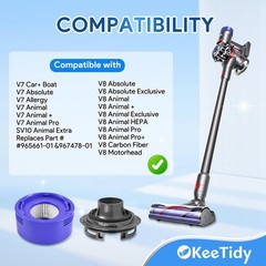 KeeTidy Post HEPA Filter Replacement & Motor Cover Compatible with 1+1 Pack