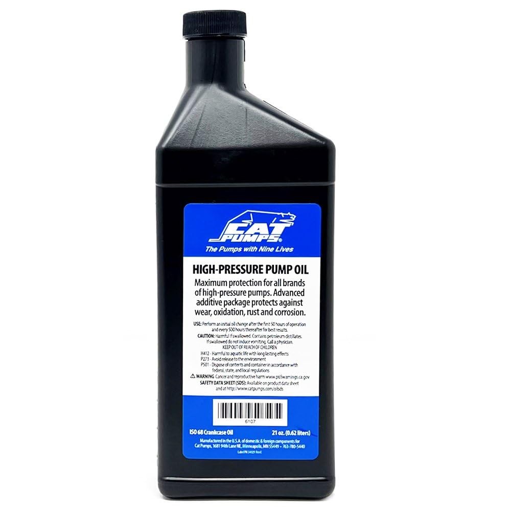 Cat Pumps Pressure Washer Pump Oil, 21 Oz. 21