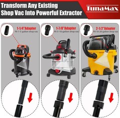 Universal Extractor Attachment with 3 Adapters for All Vacs – Portable Cleani…