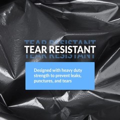 Reli. SuperValue 40-45 Gallon Trash Bags, 125 Count, Heavy Duty Black, Multi-Use