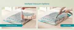 Vacuum Storage Bags, Rechargeable Portable Electric Pump, Space Saver Vacuum