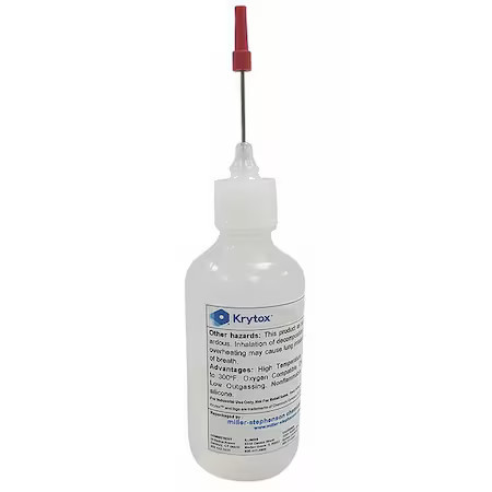 Krytox Lcngpl107 High-Performance Lubricant, 2 Oz, Bottle, Pfpe Base, 550