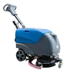 Walk Behind 9+9″Brush Floor Cleaning Machine Portable Upgrade Scrubber EM-255 BL