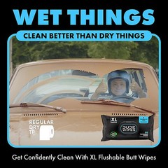 💥400 DUDE WIPES XL💥 Flushable 8 X 50 = 400 Fragrance Free ☆FAST☆FREE☆SHIPPING☆