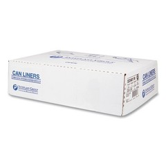 Inteplast Group Can Liners, 33 gal, 11 mic, 33×40″, 25 Bags/Roll, 20 Rolls/CT