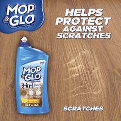 Mop & Glo Professional Multi-Surface Floor Cleaner, 64 Fl Oz (Pack of 1), Tan