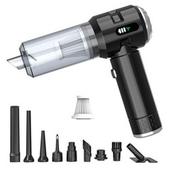 Sycoodeal Handheld Car Vacuum Cleaner, 25000PA Strong Cyclonic Suction Silver