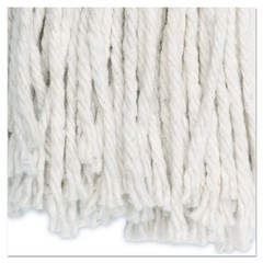Boardwalk 224CCT 24 oz. Cotton Premium Cut-End Wet Mop Heads – White (12/Ct) New