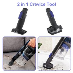 Vacuum Crevice Tool Brush Replacement Parts for 2 inches, Gray