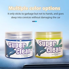 Cleaning Gel, Reusable Vehicle Air Vent Crevice Detailing Putty, A Color: Blue