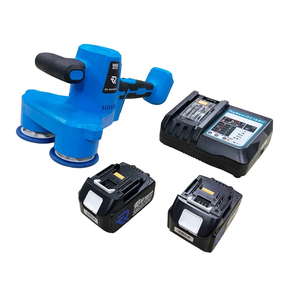VersaTool™ Cordless Dual-Head Polisher CARPET & SEAT CLEANING – DELUXE KIT