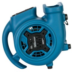 XPOWER P-260AT 115-Volt 1/4 HP 800-Cfm Scented Air Mover w/ Outlets, Blue
