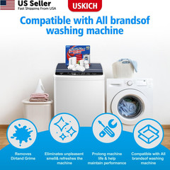 USKICH 40 Pack Washing Machine Cleaner Tablets,Deep 1 Count (Pack of 40)