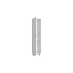 Pemberly Row Contemporary Storage Cabinet Engineered Wood White