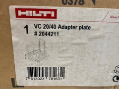 Hilti VC 20/40 Adapter Plate #2044211 Dust Extractor Mount NEW – Made In Germany
