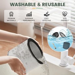 90304 Replacement Filter Kit Compatible with Shop Vac B0D794WHQM, White