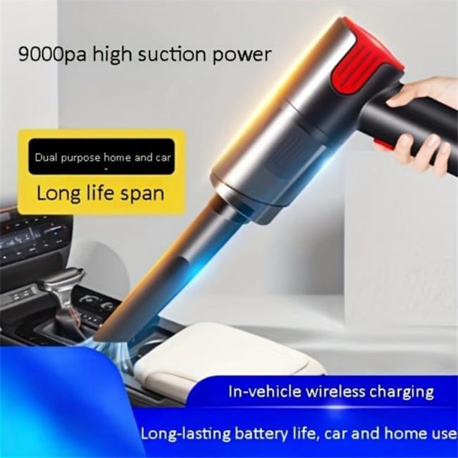 Wireless USB Rechargeable Car Vacuum Cleaner – Portable Handheld Mini Vacuum