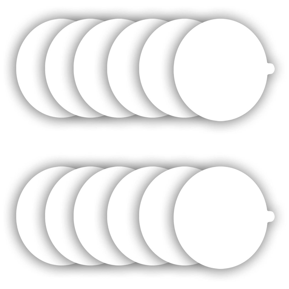 Flea Trap Refill Discs 7.1 Inch Replacement Glue Boards for Most Models White