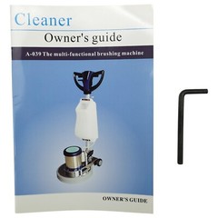 Floor Scrubber Buffer Heavy Duty Polisher Floor Cleaning＆Polishing Machine 110V
