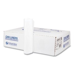 Inteplast Group Can Liners, 33 gal, 11 mic, 33×40″, 25 Bags/Roll, 20 Rolls/CT