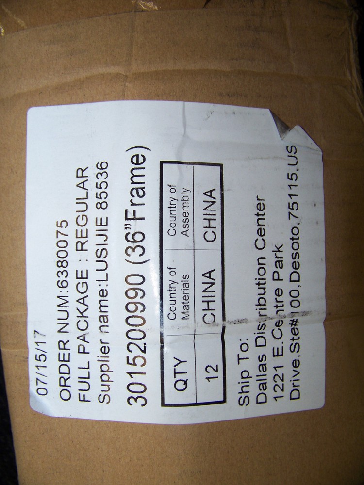Dallas Mop Frame 36″ Regular 12 ea. 3015200990 New