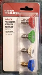 Hyper Tough ~ 4-Pack Pressure Washer Set ~ Brand New Sealed Package