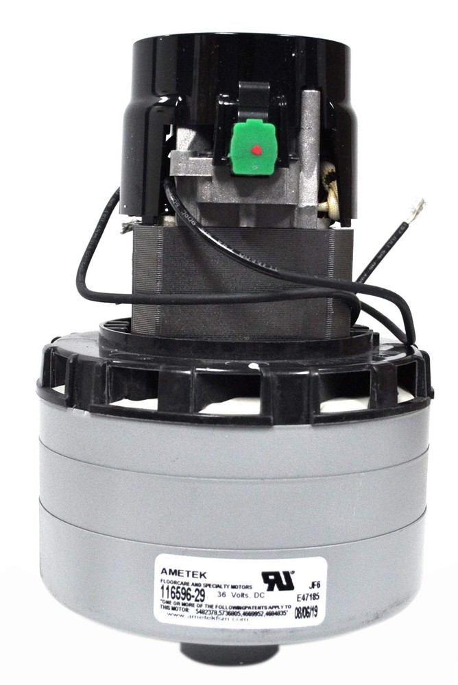 1 Ametek Vacuum Part 116596-29 / Motor, Lamb 3 Stage, 5.Diam, 36 Volt