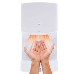 1200W Wall Mounted Automatic Hand Dryer Commercial High Speed Hot Air Wiper USA