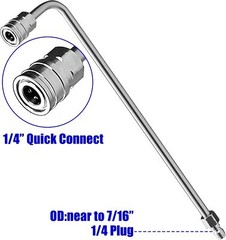 M MINGLE Pressure Washer Wand Extension, 90 Degree Curved 90 Angled