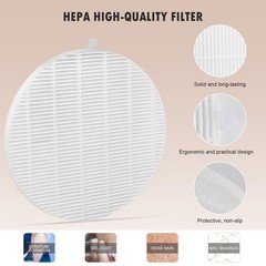 4 Pack White Replacement Filters Compatible with HPro SPro Nail Dust Collector