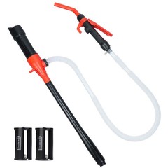 Portable Battery Powered Gas Transfer Pump, Battery Operated Liquid Water/Fuel T