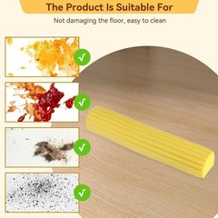 Sponge Mops for Floor 29 * 5.5 * 4.5cm / 11.4 * 2.16 * 1.77in, Yellow