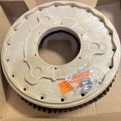 Malish 14″ PROPE TUFF-BLOCK Disc Scrubbing Brush 5.00″ Center Hole Multi-Purpose