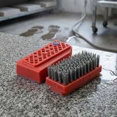 Stone Polishing Brush Silicon Polishing Grit Antiqued Finishing Brush Dense