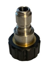 3/8 Quick Connect QC Plug with Female Twist Seal 22mm Threads 15mm Stem