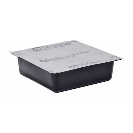 Pig 2410Pp Absorbent Drip Pan, Universal, Black/Gray, 24 Pk