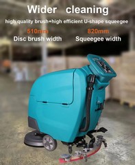 Magwell Floor Scrubber M510 20 in. brush or pad, Battery Powered, Self Propelled