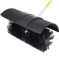 52CC 2 STROKE Snow Sweeper GASOLINE POWERED BROOM SWEEPER BROOM BRUSH Black