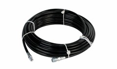 Schieffer 4800 PSI 1/8″ x 100′ Thermoplastic Sewer Jetter Hose MPT 1/4 1/8 Solid