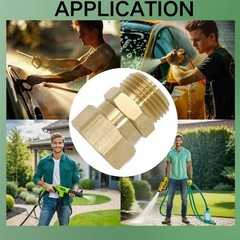 Garden Hose Swivel Adapter Fitting,Pressure Washer Gun Swivel Connector Joint…